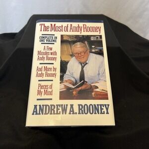 The Most‎ of Andy Rooney by Andy Rooney (1990, Hardcover)-Words of Wisdom & Wit